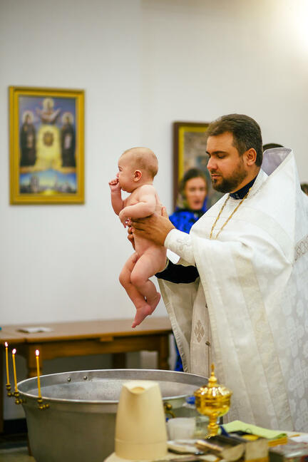 фотосессия крещения ребенка