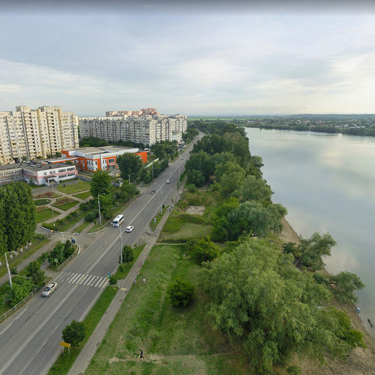 Набережная реки Кубань