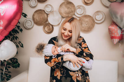 выписка из роддома фотосессия фото
