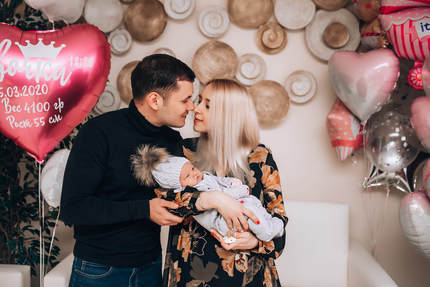 выписка из роддома фотосессия фото