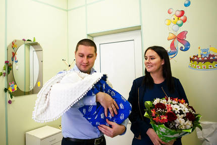 идеи фотосессии на выписку из роддома