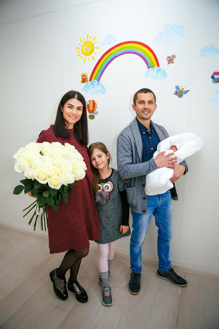 выписка из роддома фотосессия летом